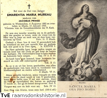 Emarantia Maria Mureau Jacobus Prinse