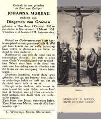 Johanna Mureau Dingeman van Groesen