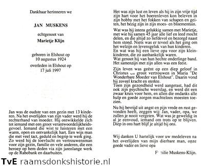 Jan Muskens Marietje Klijn