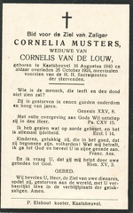 Cornelia Musters Cornelis van de Louw