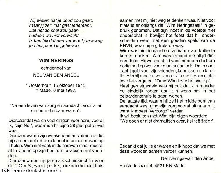 Nerings Wim- Nel van den Andel