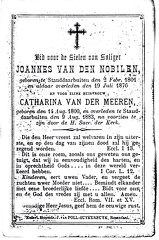 Nobilen van den Joannes- Catharina van der Meeren