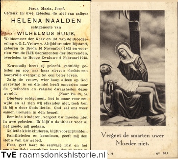 Helena Naalden- Wilhelmus Buijs
