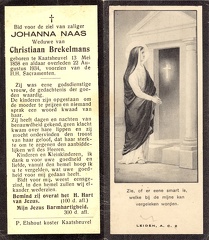 Johanna Naas Christiaan Brekelmans