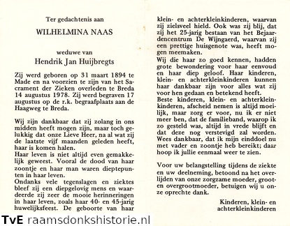 Wilhelmina Naas- Hendrik Jan Huijbregts