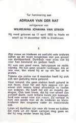 Adriaan van der Nat- Wilhelmina Johanna van Strien