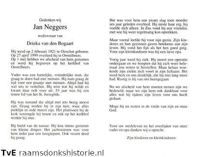 Jan Neggers Drieka van den Bogaart