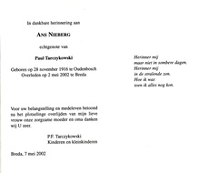 Ans Nieberg- Paul Tarczykowski