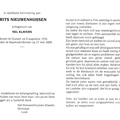 Frits Nieuwenhuijsen- Nel Klavers