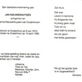 Jan Nieuwenhuysen- Johanna van Oudenhoven