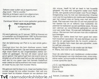 Piet van Nijnatten- Jo Rockx
