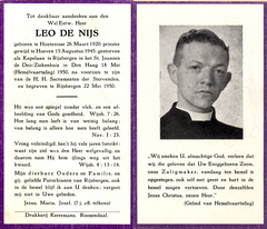 Leo de Nijs priester