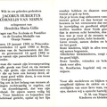 Jacobus Hubertus Cornelis van Nispen- Hendrika Maria Gillis