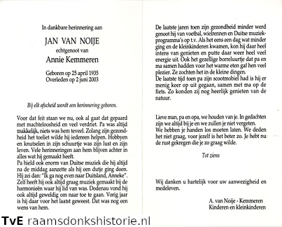 Jan van Noije- Annie Kemmeren