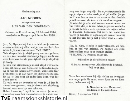 Jac Nooren- Lies van den Ouweland