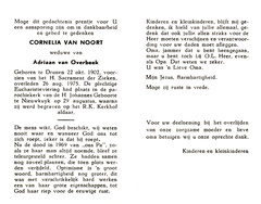 Cornelia van Noort- Adriaan van Overbeek
