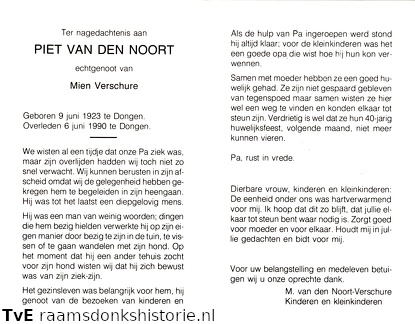 Piet van den Noort- Mien Verschure