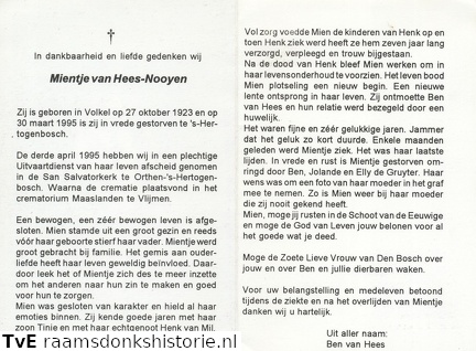 Mientje Nooyen- Ben van Hees- Henk van Mill