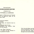 Jacobus Marinus Nooyens- Petronella Lodewijks