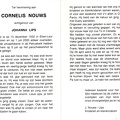 Cornelis Nouws Johanna Lips