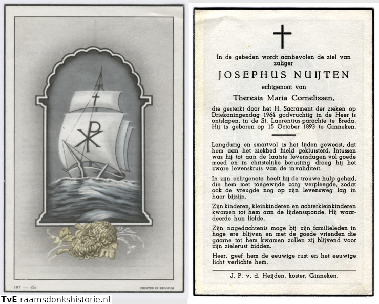 Josephus Nuijten- Theresia Maria Cornelissen