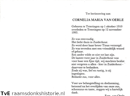 Cornelia Maria van Oerle