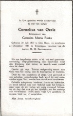Cornelius van Oerle- Cornelia Maria Buiks