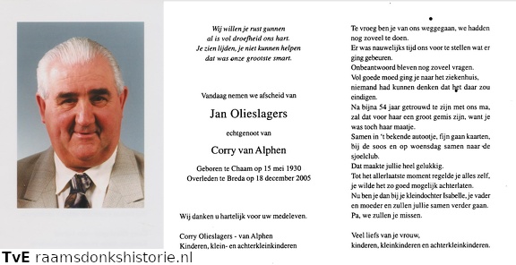 Jan Olieslagers Corry van Alphen