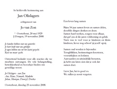 Jan Olislagers- Jo van Zon