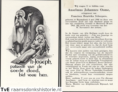 Anselmus Johannes Oome- Francisca Hendrika Scheepers