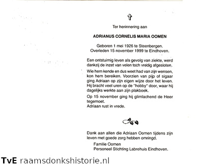 Adrianus Cornelis Oomen