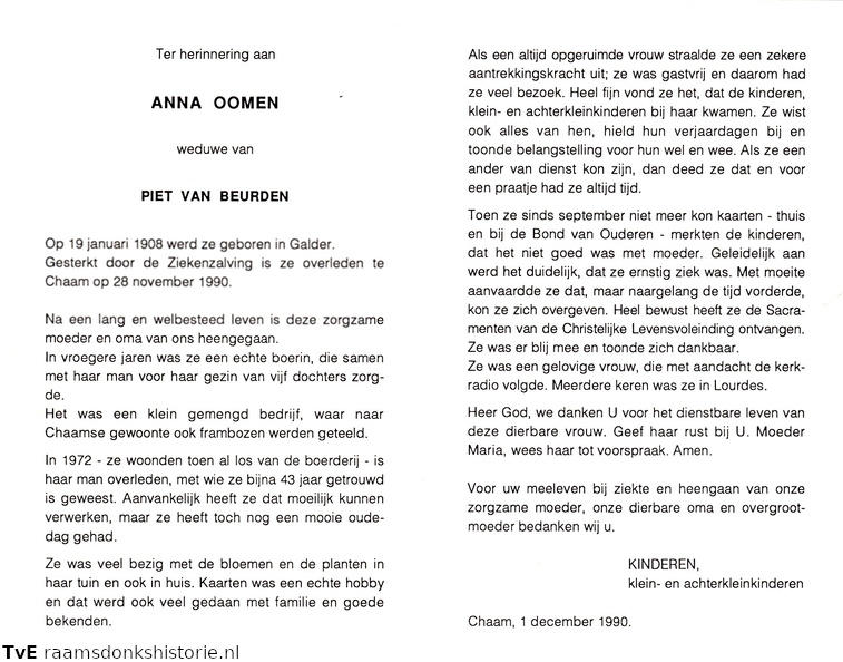 Anna Oomen- Piet van Beurden