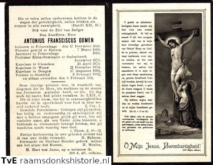 Antonius Franciscus Oomen- priester