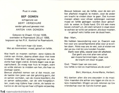 Bep Oomen- Bert Verschure- Anton van Dongen