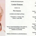 Lieske Oomens- Piet Jansens