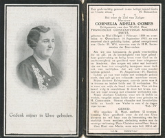 Cornelia Adelia Oomes- Franciscus Constantinus Andreas Smits