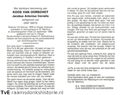 Jacobus Antonius Cornelis van Oorschot Diny Smits