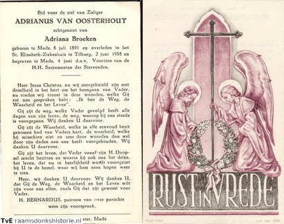 Adrianus van Oosterhout Adriana Broeken