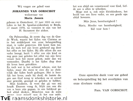 Johannes van Oorschot- Maria Joosen