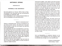 Antonius Oprins- Petronella van Oosterhout
