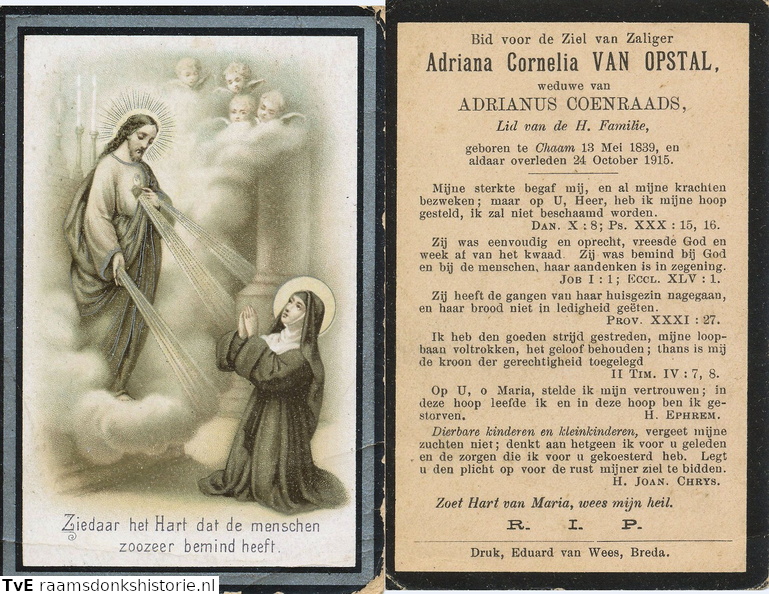Adriana Cornelia van Opstal - Adrianus Coenraads