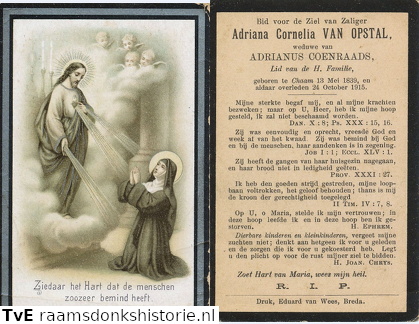 Adriana Cornelia van Opstal  Adrianus Coenraads