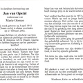Jan van Opstal Marie Oomen
