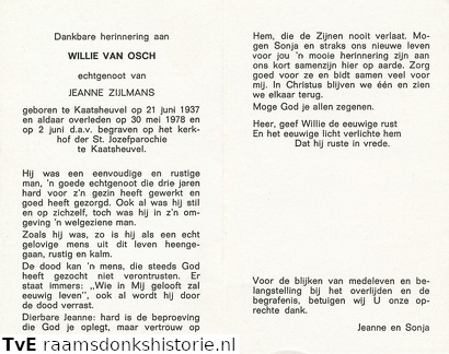 Willie van Osch- Jeanne Zijlmans