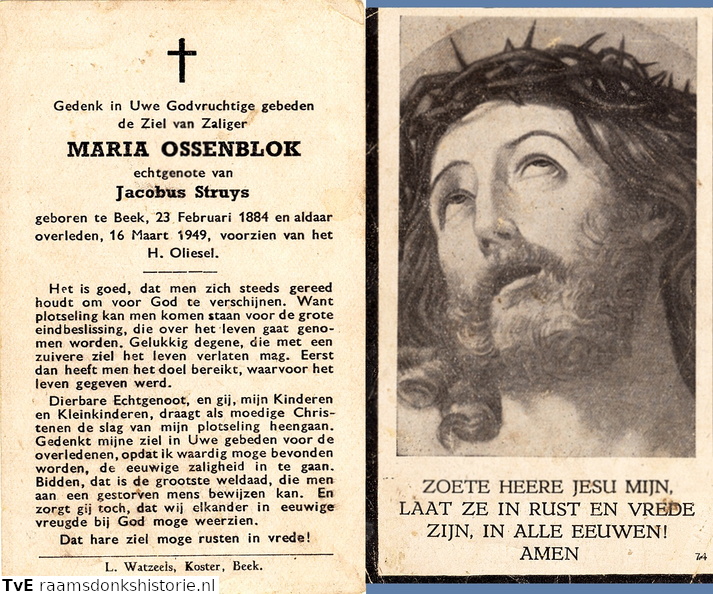Maria Ossenblok Jacobus Struys