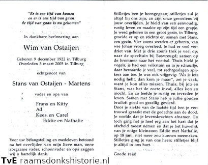 Wim van Ostaijen - Stans Martens