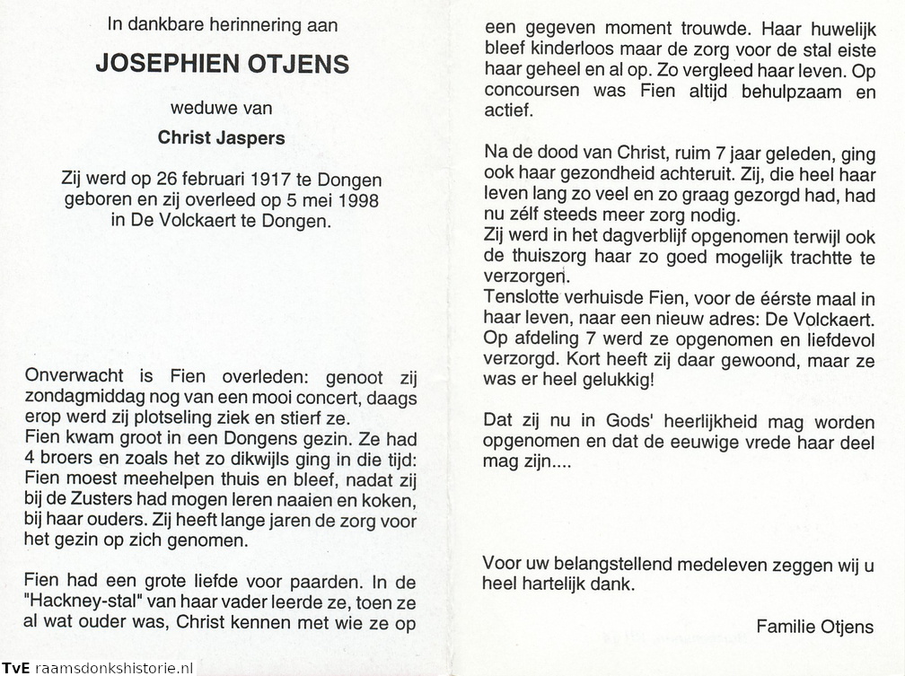 Josephien Otjens Christ Jaspers