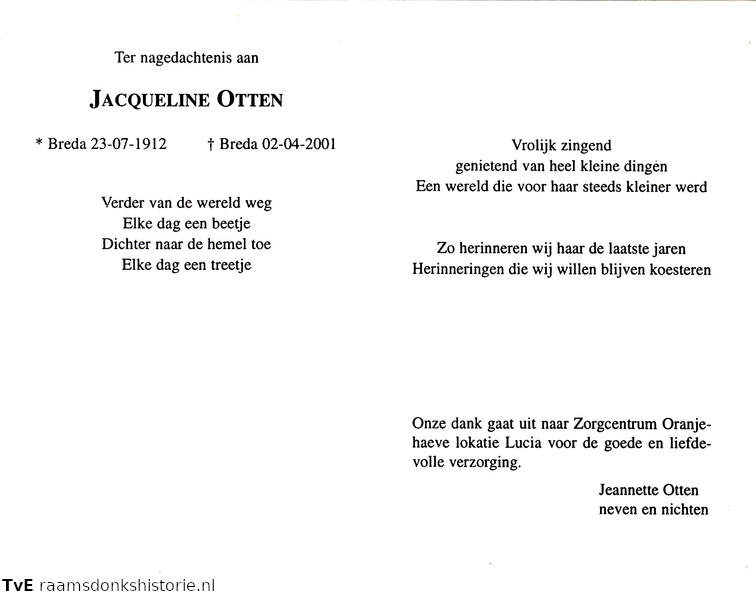 Jacqueline Otten