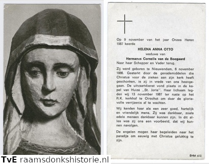 Helena Anna Otto- Hermanus Cornelis van den Boogaard