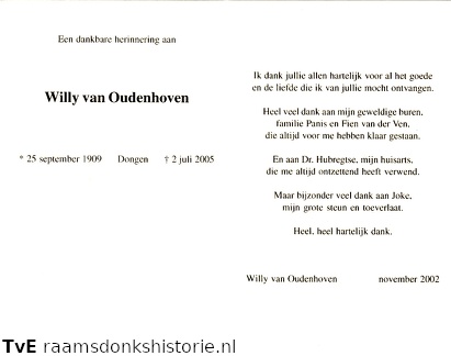 Willy van Oudenhoven